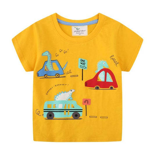 Baby dinosaur top children's bottom shirt