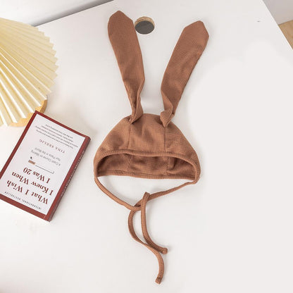 Baby Hat Rabbit Ear Strap Children's Pullover Hat
