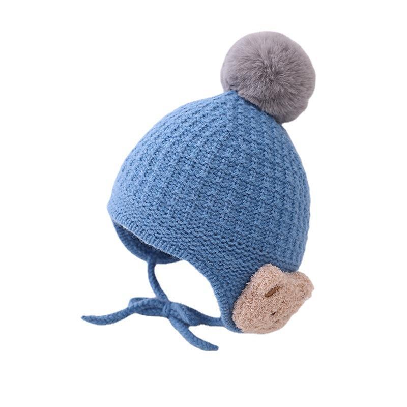 Children's Thickened Warm Knitted Hat Ear Protection Hat