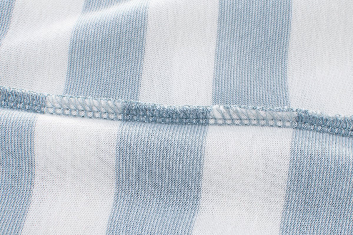Striped half sleeve children's clothing