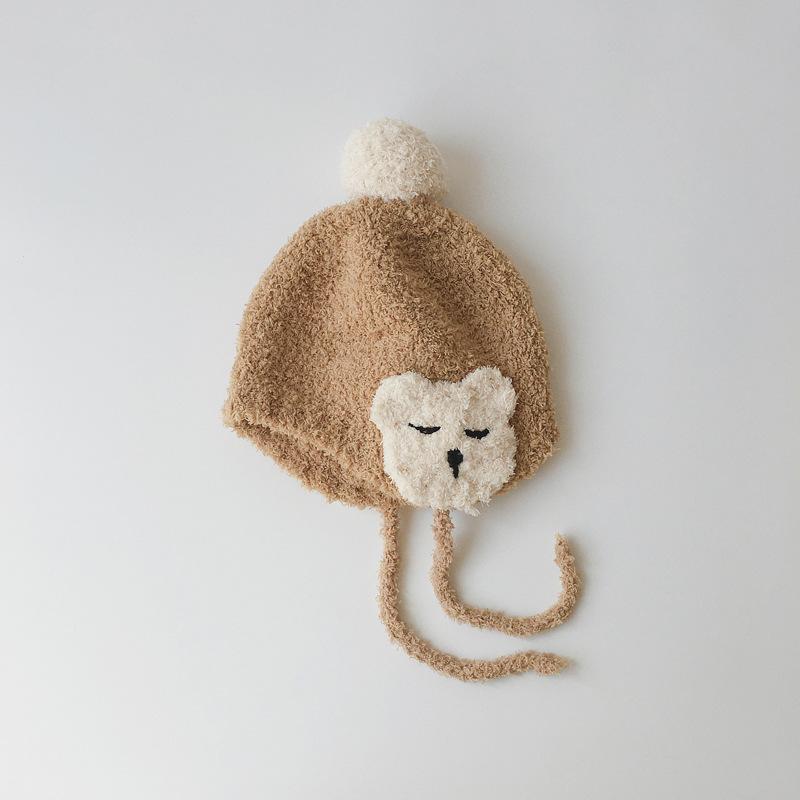 Baby's Hand-Knitted Ear Hood Hood