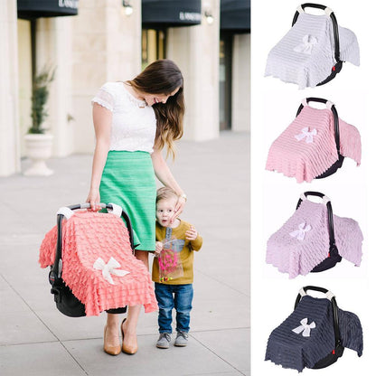 Baby Lace Carseat Cover Sunshade Protective Cover