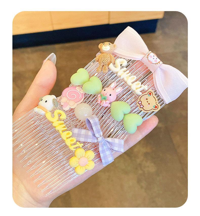 Children's Hairpin Comb Girl's Headdress 3pcs/set