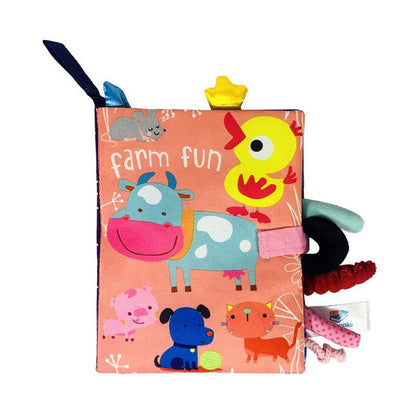 Baby Cloth Book, Stereoscopic Tail Can't Tear Books Toys