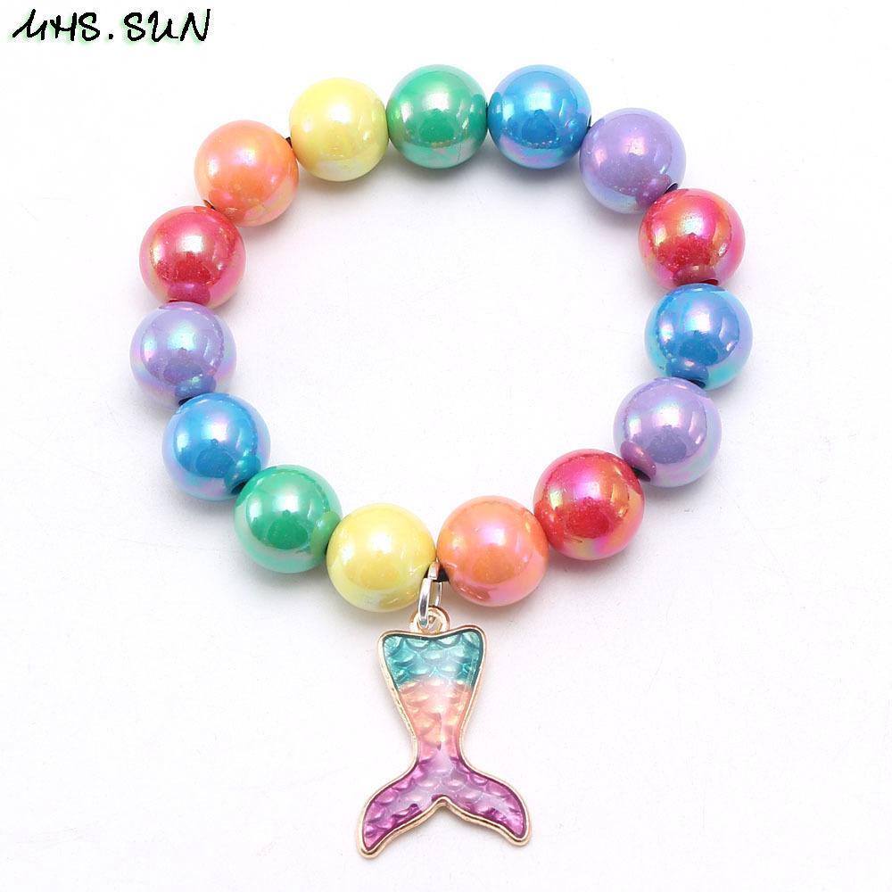 Rainbow Beaded Bracelet for Children