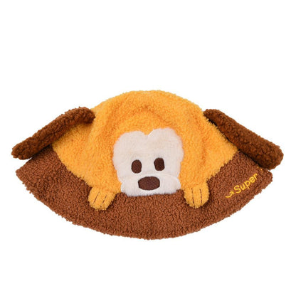Kid's Autumn and Winter Lamb Hair Animal Fisherman's Hat