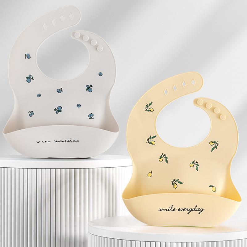 Baby Bib Waterproof Silicone Bib