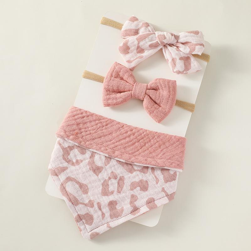 Baby Saliva Towel Nylon Headband Set