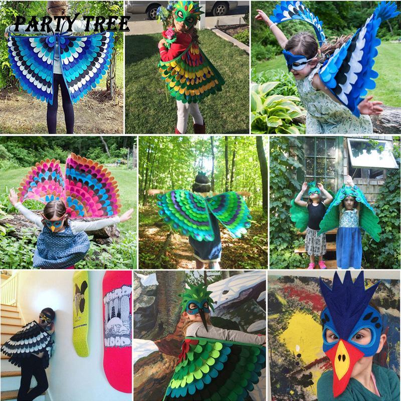 Felt Wings Evil Children Dress Up Wings for Halloween