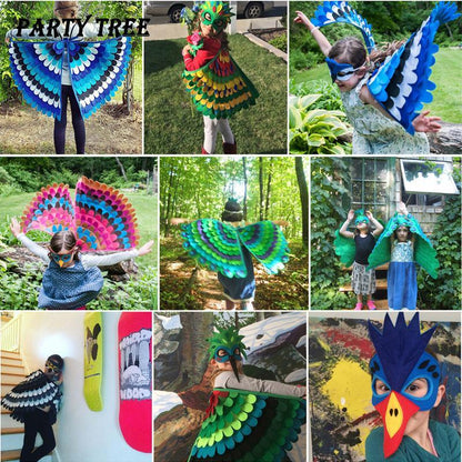 Felt Wings Evil Children Dress Up Wings for Halloween