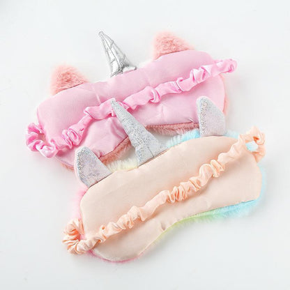 Unicorn Eye Patch Colorful Plush Eyeshade
