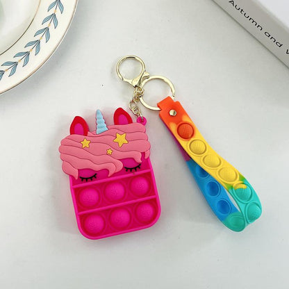 Mini Bag Pendant Keychain Decompression Toy
