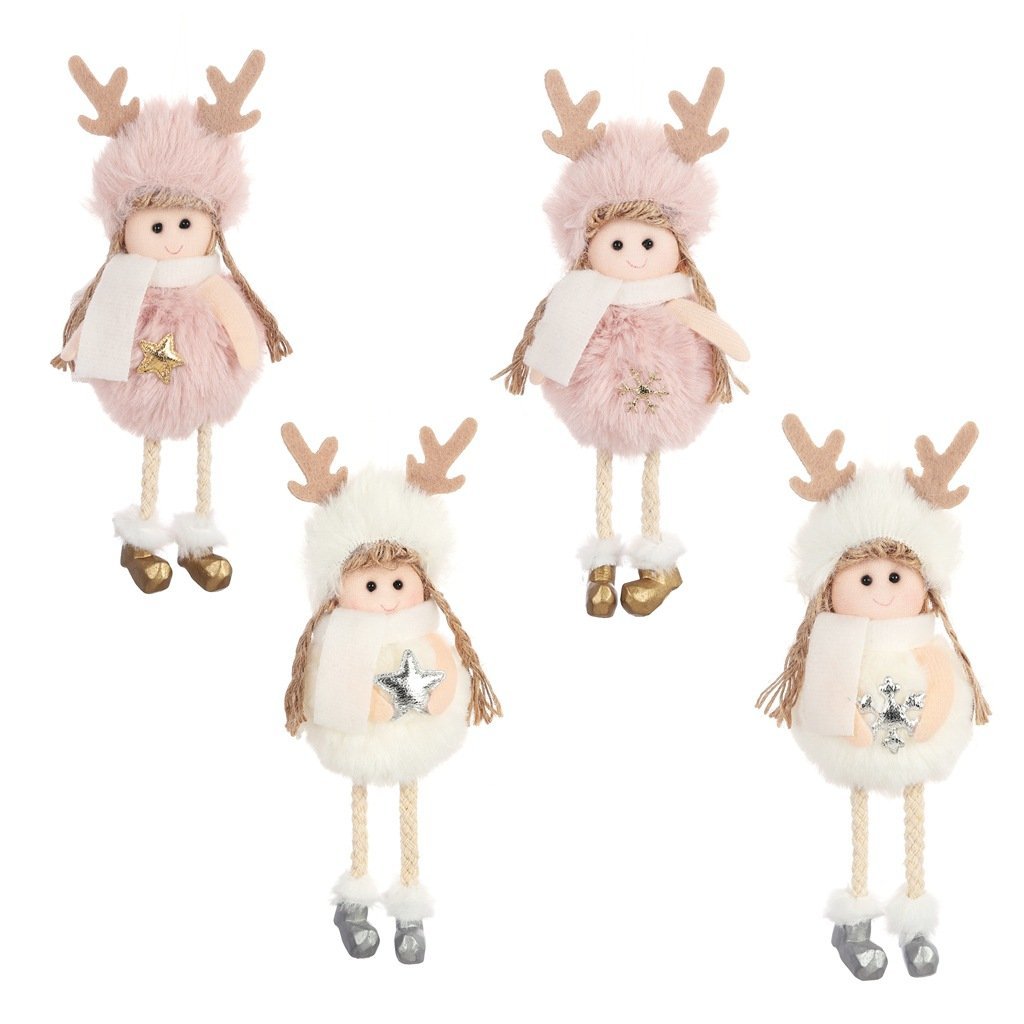 Plush Angel Pendant Christmas Tree Ornaments