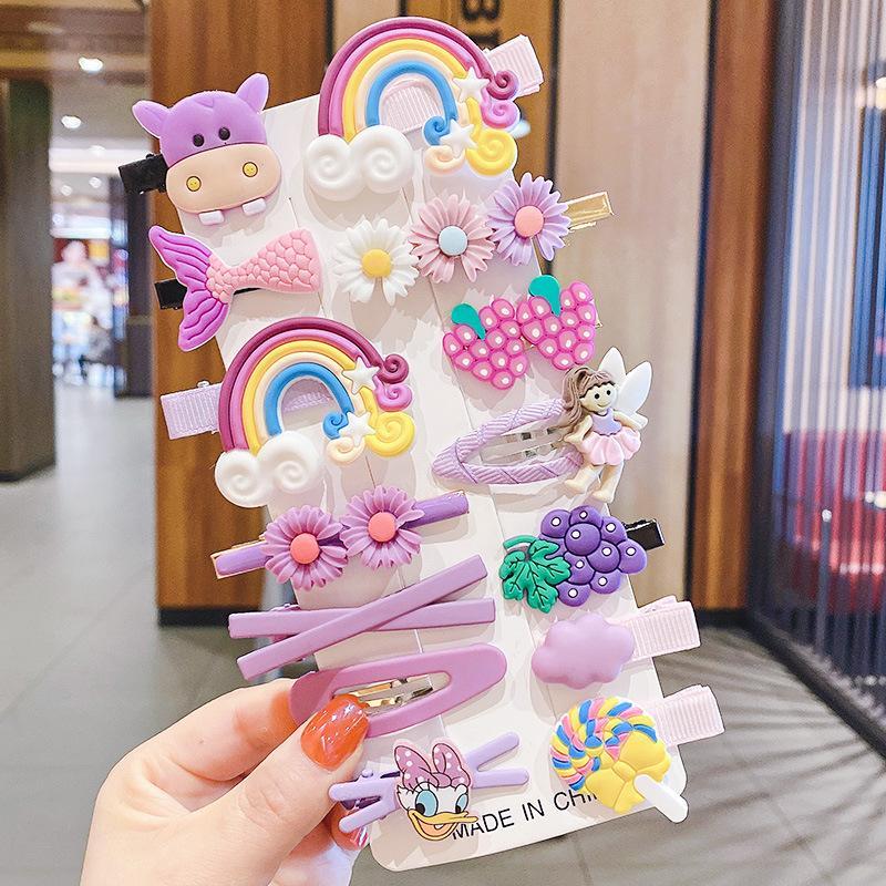 Children's Hairpin Set Colorful Hair Accessories
