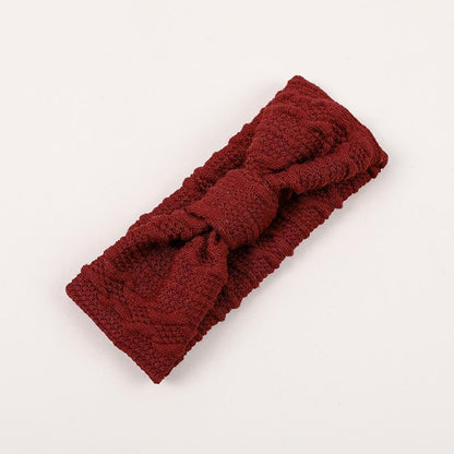 Kids Knitted Jacquard Baby Headband
