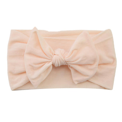 Children's Hair Accessories Nylon Bow Hair Band