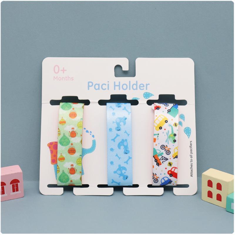 3pcs/set Colorful Baby Nipple Anti-dropping Pacifier Clip