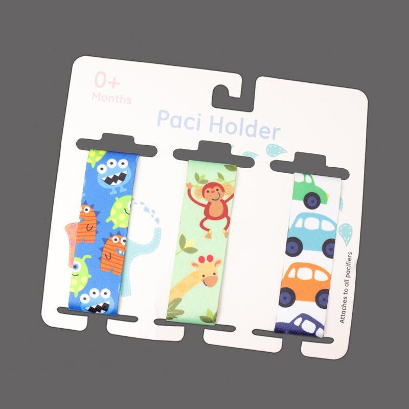 3pcs/set Colorful Baby Nipple Anti-dropping Pacifier Clip