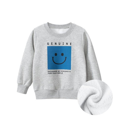 Children's Sweater Velvet Long-sleeve Top