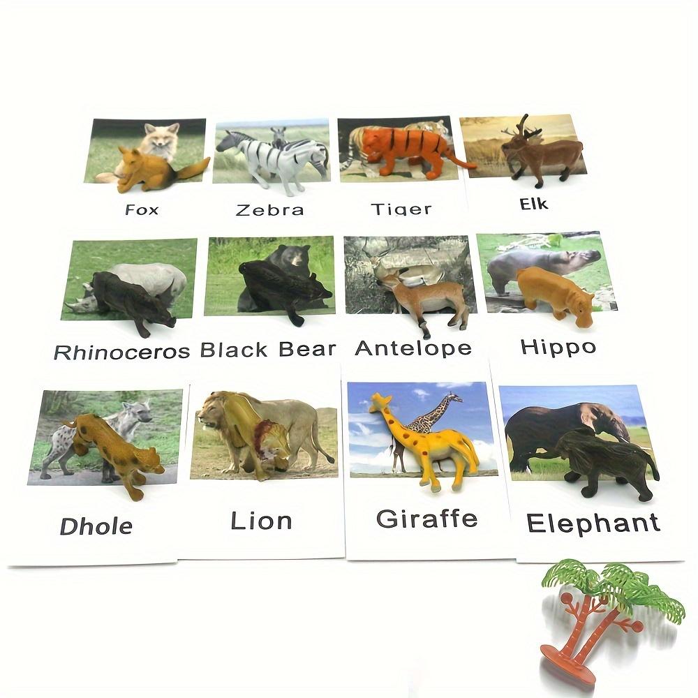Montessori Animal Matching Card Cognitive Kids Educational Toy