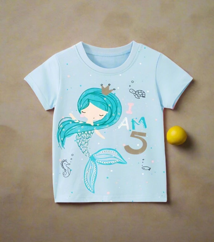 Children's short sleeve T-shirt girls' top