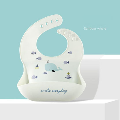 Baby Bib Waterproof Silicone Bib