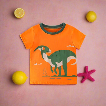 Children's T-shirt boys' Cotton Short Sleeve Top