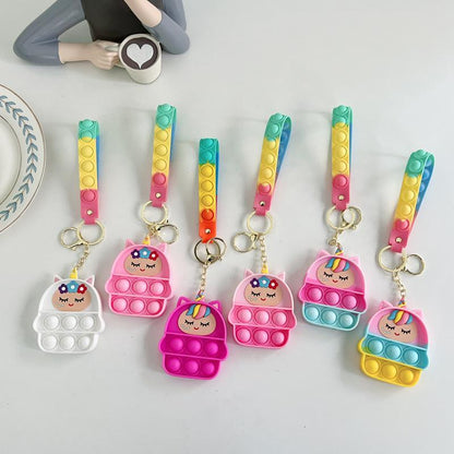 Mini Bag Pendant Keychain Decompression Toy