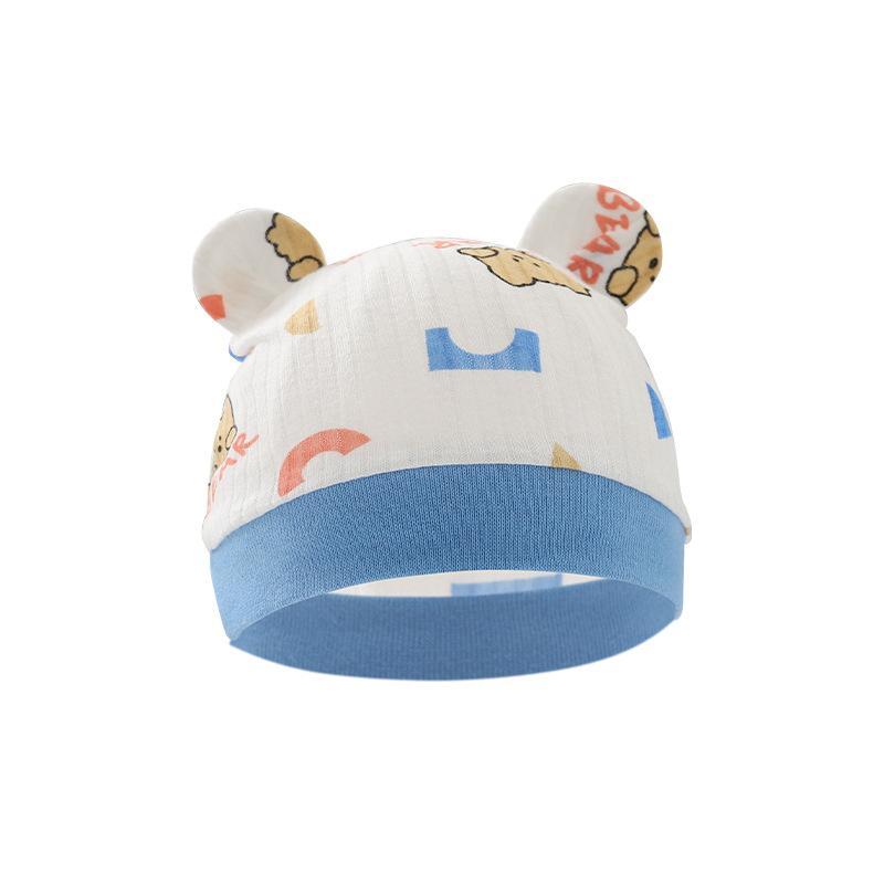 Binaural Printed Hat For Newborn Baby