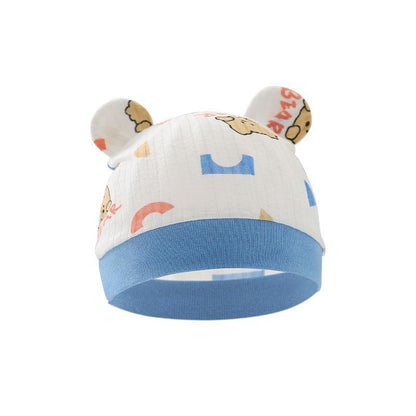 Binaural Printed Hat For Newborn Baby