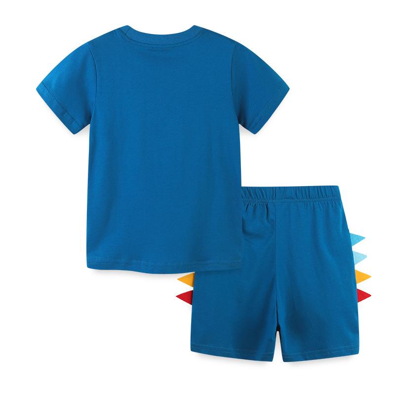 Children's short sleeved T-shirt set cotton two-piece set
