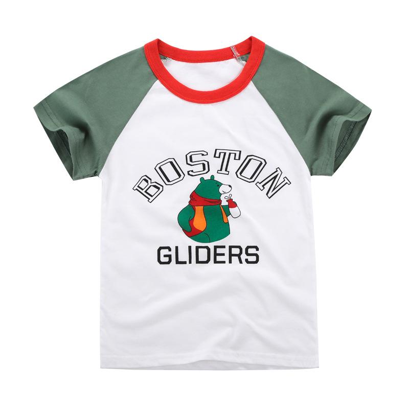 Boys' Short Sleeve T-Shirt Baby Cute Cotton Top