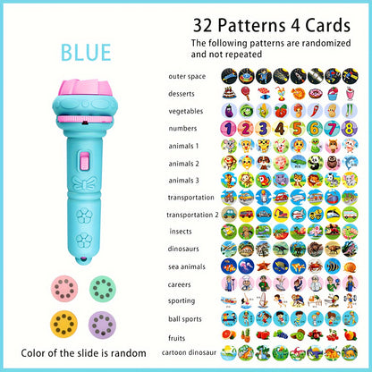 Children's Projection Flashlight, Educational Toy