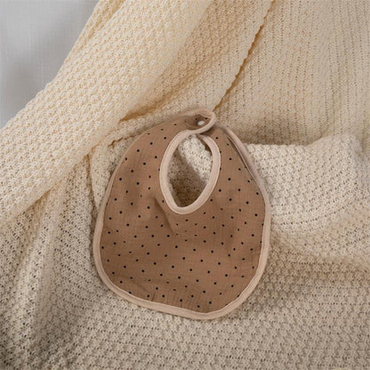 Baby Unisex Rainbow Love heart Polka dots Print Baby Bibs