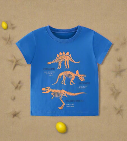 Boys' short sleeved round neck top