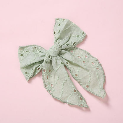 Children's Hollow Embroidered Hairpin