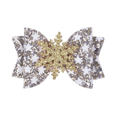 Handmade Christmas Bow Hairpin Children's Hair Clip