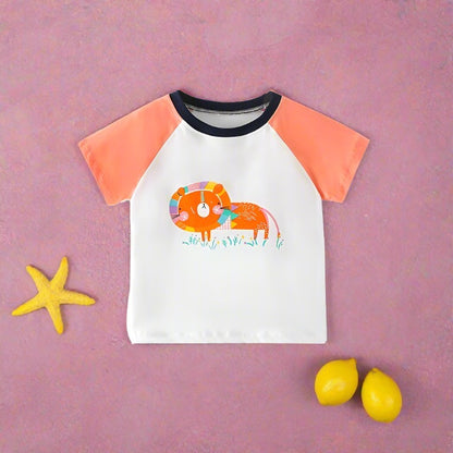 Cartoon round neck cotton coat