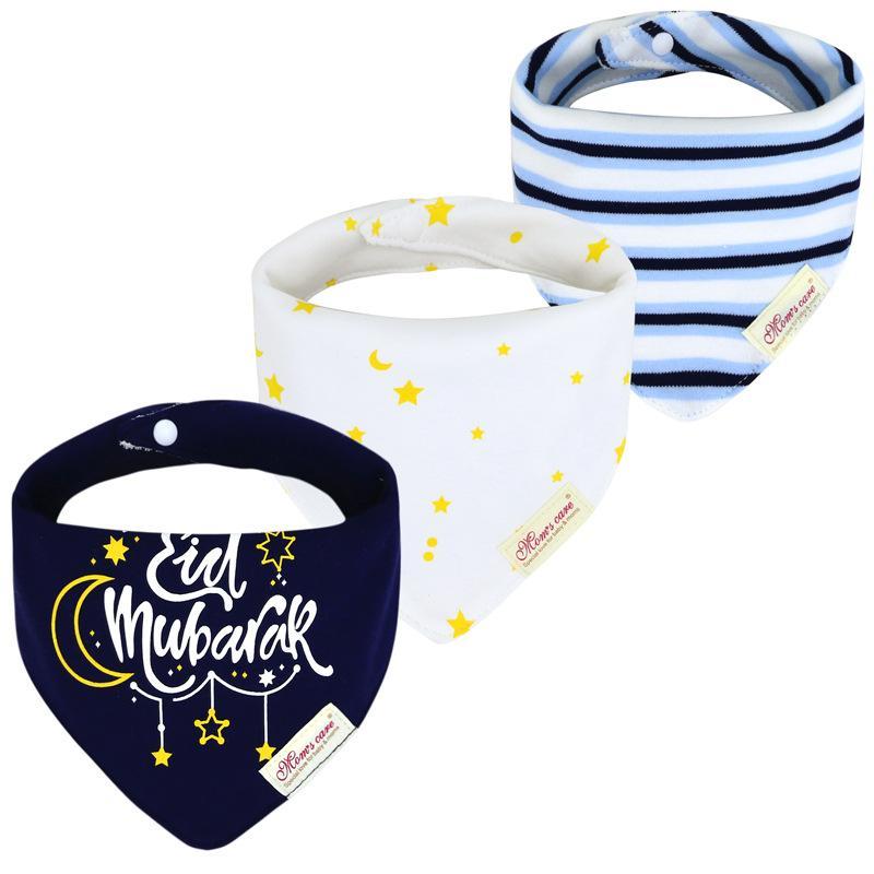 3pcs/set Baby Triangle Bib Saliva towel