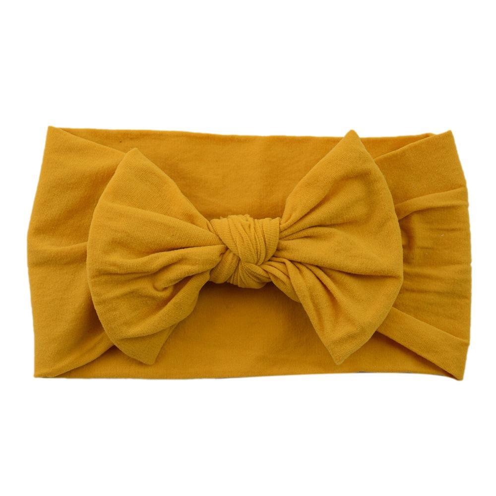 Children's Hair Accessories Nylon Bow Hair Band