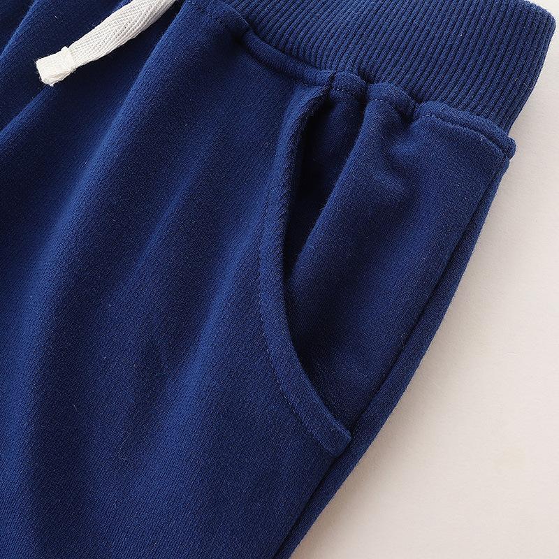 Children's sweatpants embroidered pocket children's pants