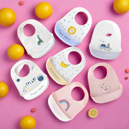 Baby Silicone Bib Waterproof Bib Wholesale Baby Accessories