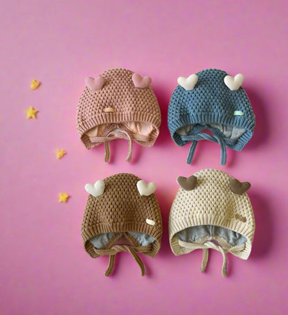Baby Love Plus Cotton Ear Protection Hat Knitted Baby