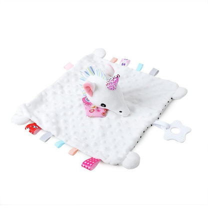 Baby animal card bed hanging towel toy