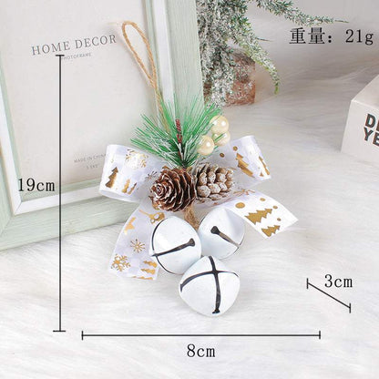 Christmas Bell Christmas Tree Bow Ornaments Decoration