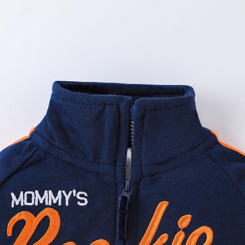 Baby's Striped Long Sleeve Tee Pants Jacket Set of Three