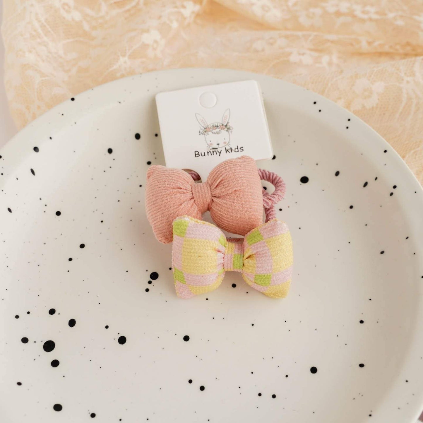 Cloth Bow Children's Hair Ring