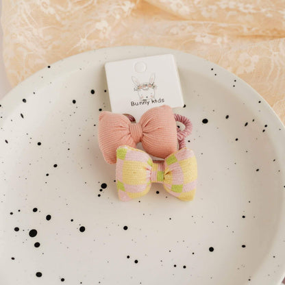 Cloth Bow Children's Hair Ring