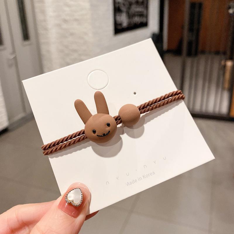 Bear Hair Ring Cartoon Hair Rope Set