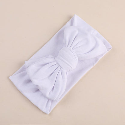 Children's DIY Milk Silk Big Bow Headband